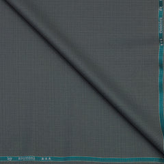 Trouser Fabric Raymond Poly Viscose Check Colour Greenish Grey