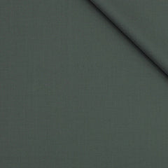 Trouser Fabric OCM Super 150s 40%Wool Plain Colour Swamp Green