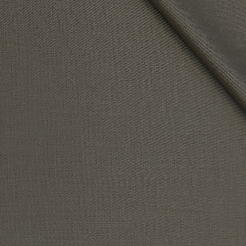 Trouser Fabric OCM Super 150s Wool Plain Colour Burlywood Brown