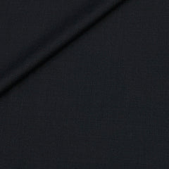Trouser Fabric OCM Super 150s 40%Wool Plain Colour Worsted Black