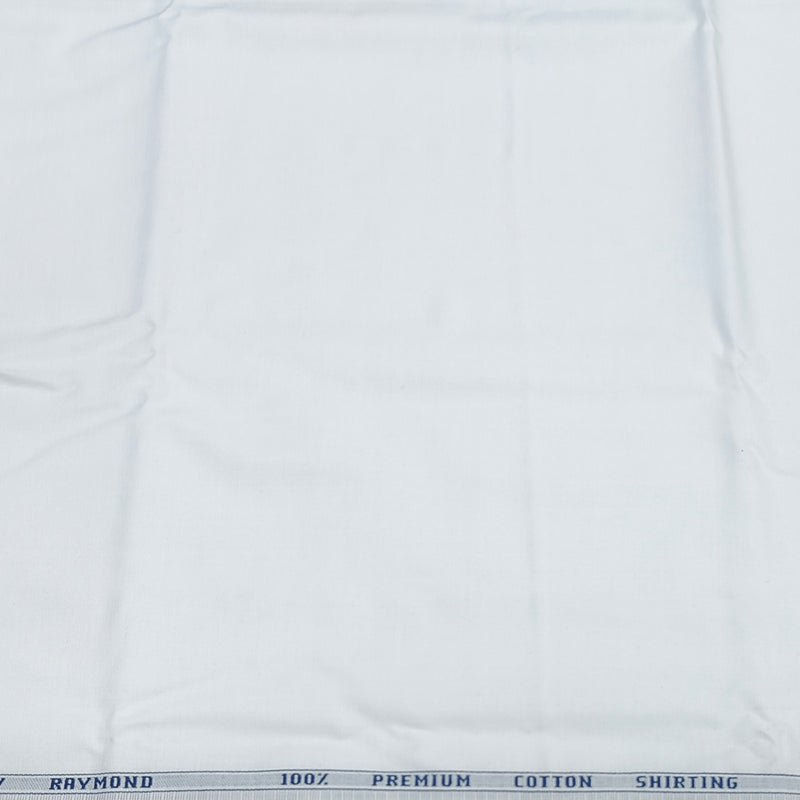 Shirt Fabric Raymond Finest Giza Cotton Plain White