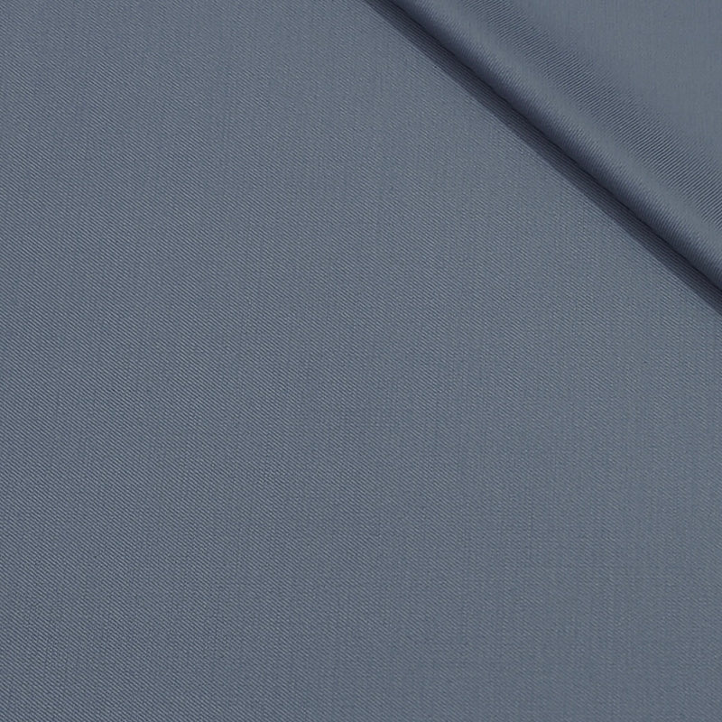 Trouser Fabric Raymond T/R Plain Color Silver Blue