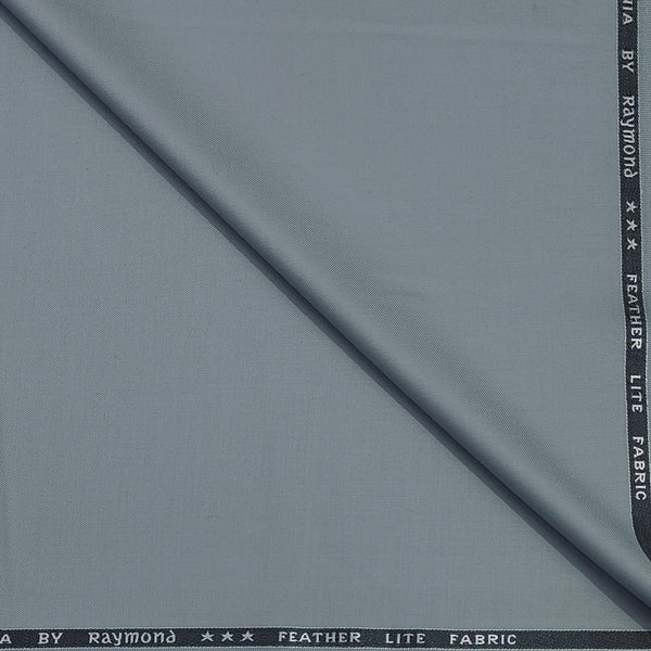 Trouser Fabric Raymond T/R Plain Color Silver