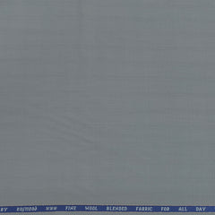 Trouser Fabric Raymond 100s Wool Blended Check Colour Light Grey