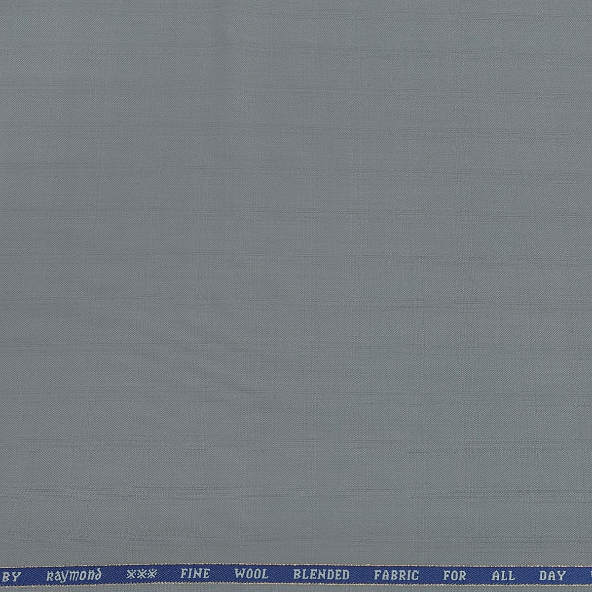 Trouser Fabric Raymond Super 100s Wool Blended Check Colour Light Grey
