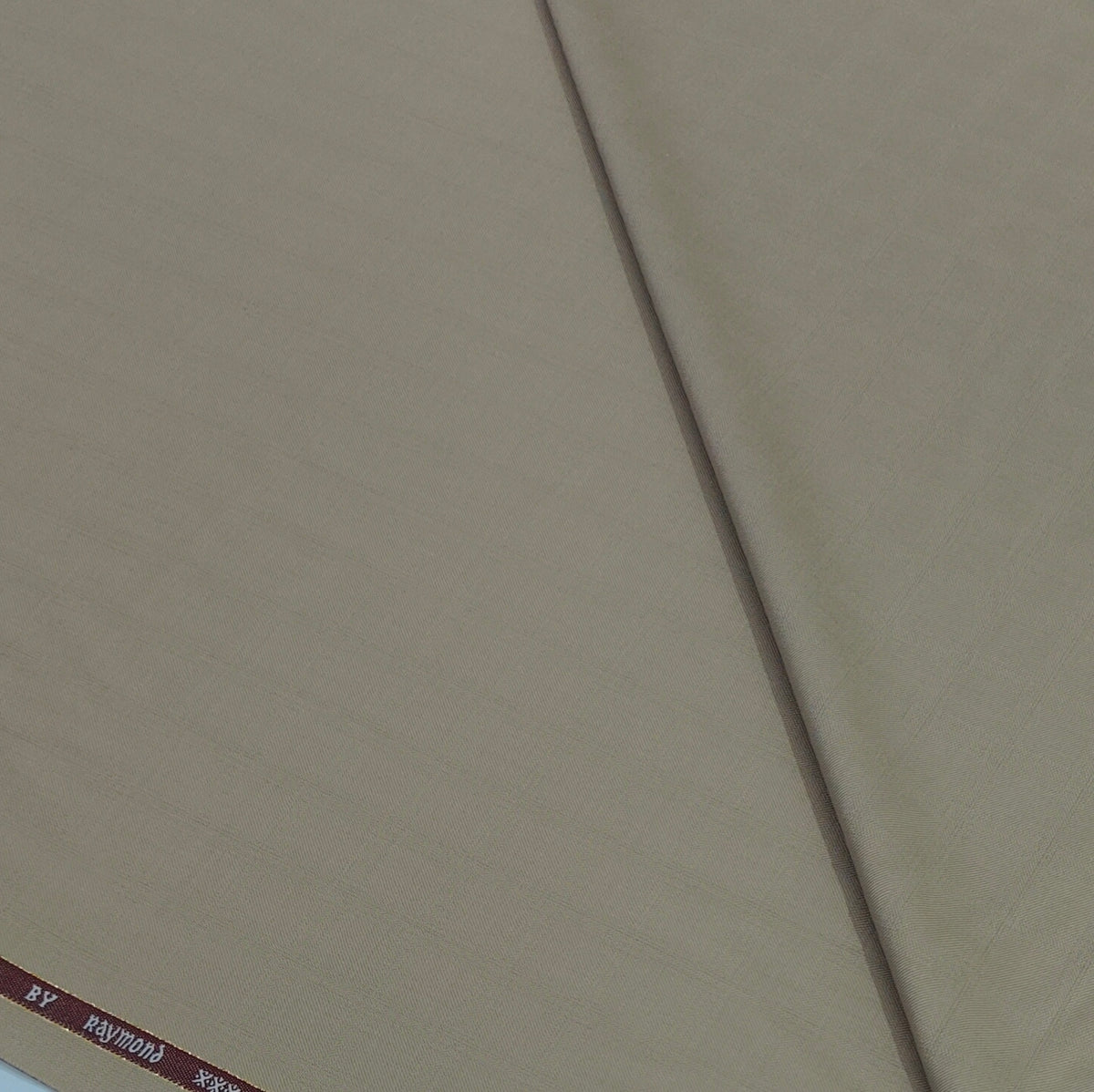 Trouser Fabric Raymond Super 100s Wool Blended Check Colour Light Brown