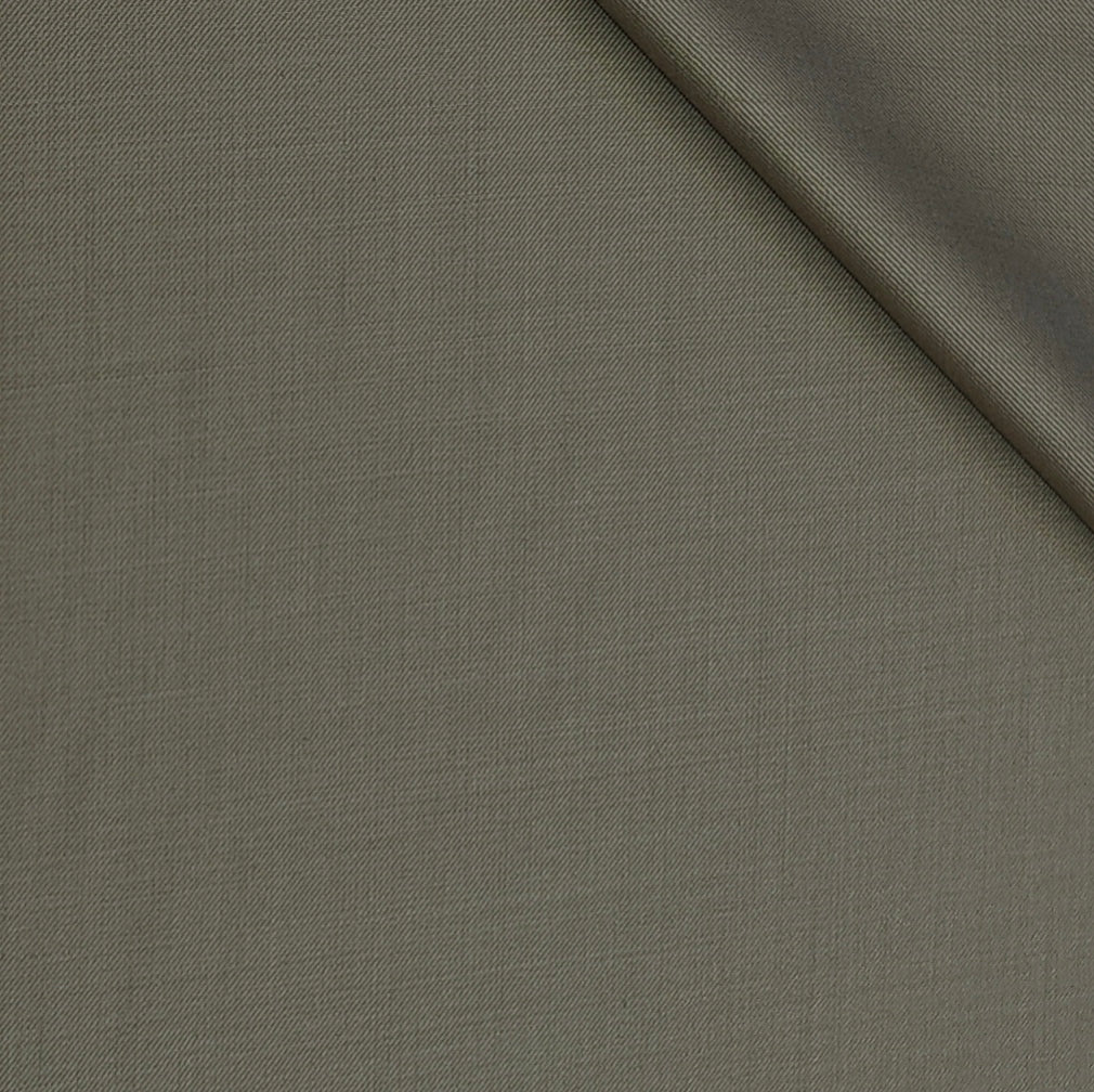 Trouser Fabric Raymond Super 100s Wool Blended Plain Colour Desert Brown