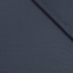 Trouser Fabric Raymond 100s Wool Blended Plain Colour Lava Grey