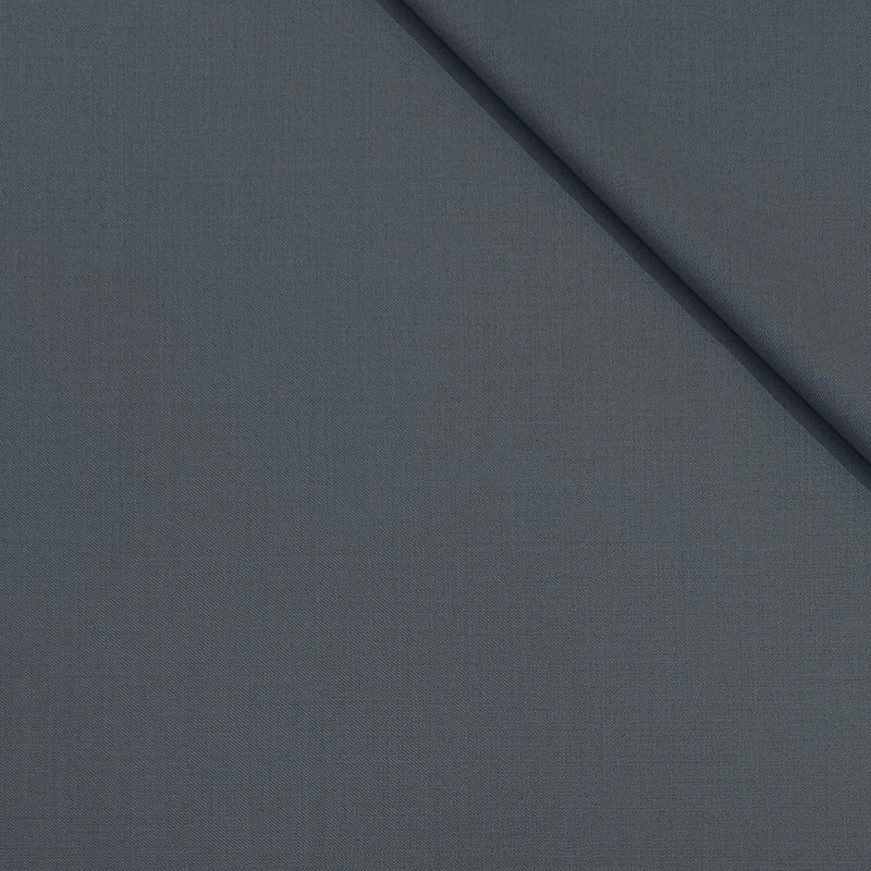 Trouser Fabric OCM Super 150s 40%Wool Plain Colour Grey