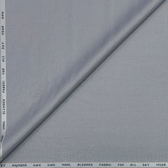 Trouser Fabric Raymond Super 100s Wool Blended Dobby Colour Silver