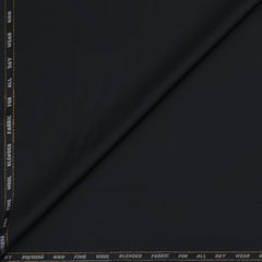 Trouser Fabric Raymond Super 100s Wool Blended Dobby Colour Black