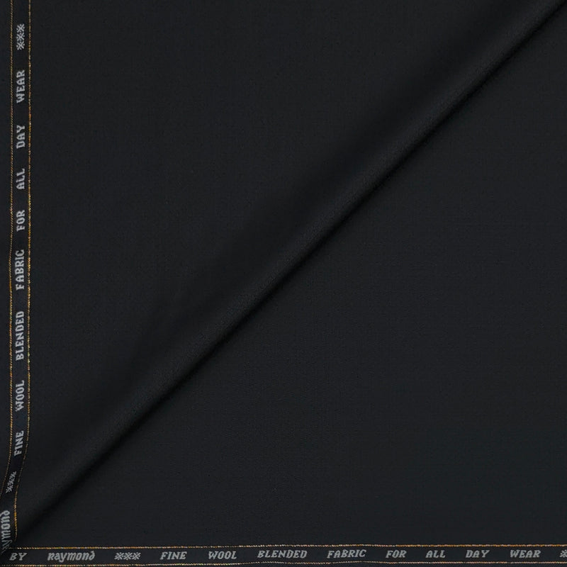 Trouser Fabric Raymond Super 100s Wool Blended Dobby Colour Black