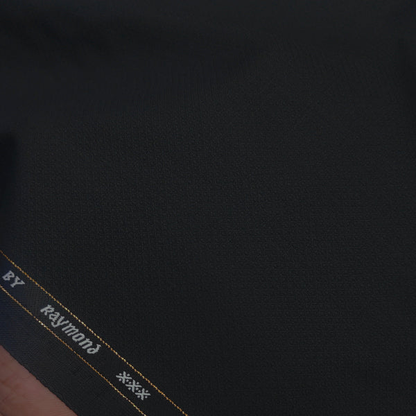 Trouser Fabric Raymond Super 100s Wool Blended Dobby Colour Black