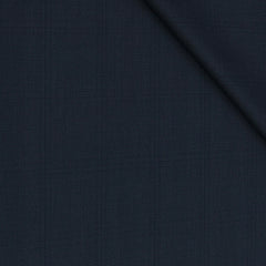 Trouser Fabric Raymond Super 100s Wool Blended Mild Check Colour Blackish Blue