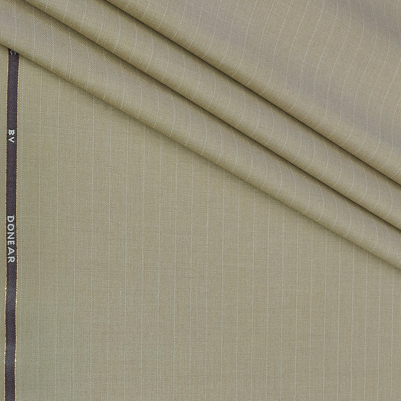 Trouser Fabric Donear Poly Viscose Premium T/R Stretchable Lining Colour Sand Brown
