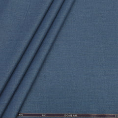 Trouser Fabric Donear Poly Viscose Premium T/R Stretchable Lining Colour Greyish Blue