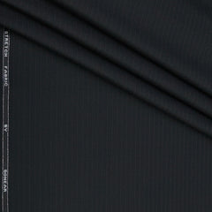 Trouser Fabric Donear Poly Viscose Premium T/R Stretchable Lining Colour Black