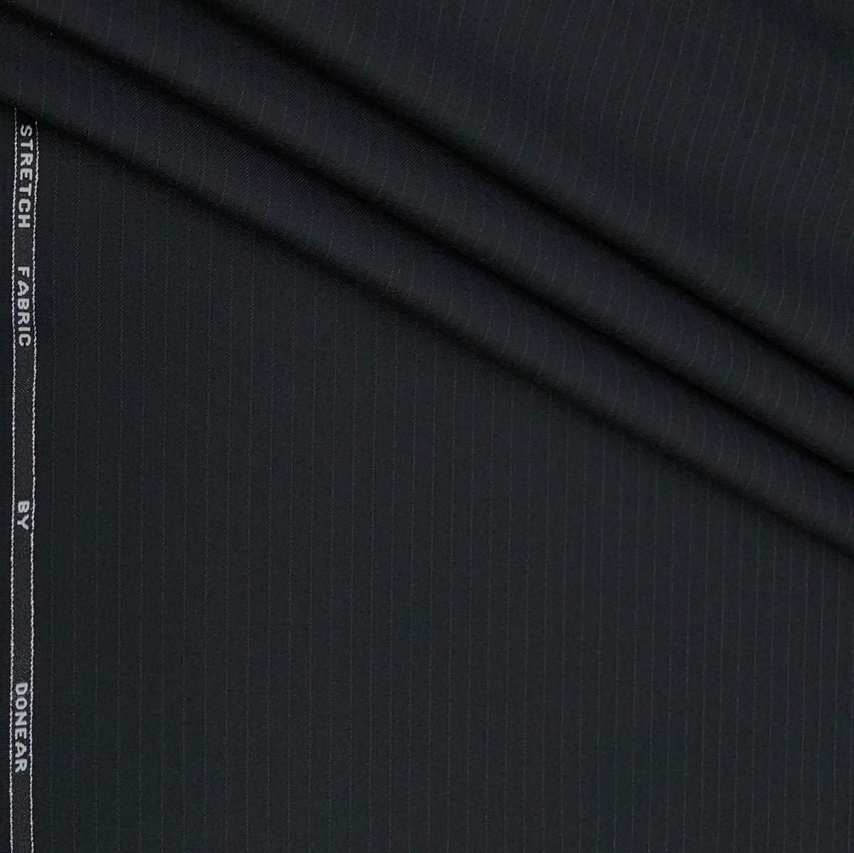 Trouser Fabric Donear Poly Viscose Premium T/R Stretchable Lining Colour Black