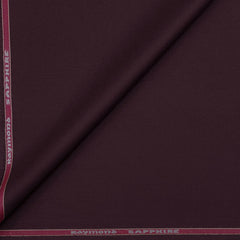 Raymond Sapphire Terry wool Matti Trouser Fabric Color Maroon
