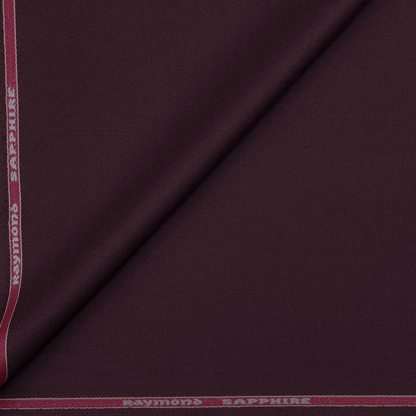 Raymond Sapphire Terry wool Matti Trouser Fabric Color Maroon