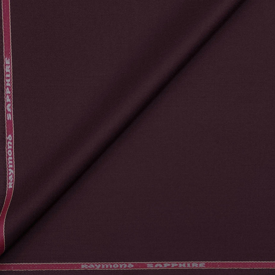 Raymond Sapphire Terry wool Matti Trouser Fabric Color Maroon