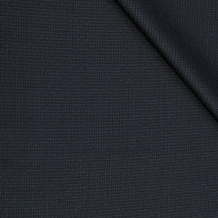 Trouser Fabric Canetti Italy Merino 100s Wool Blend Pin Check Colour Dull Black
