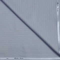 Trouser Fabric Reid & Taylor Poly Viscose Lining Color Silver Blue