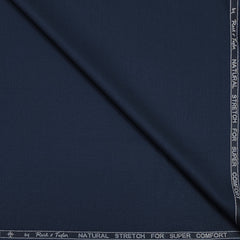 Trouser Fabric Reid & Taylor Poly Viscose Dobby Color Dark Midnight Blue