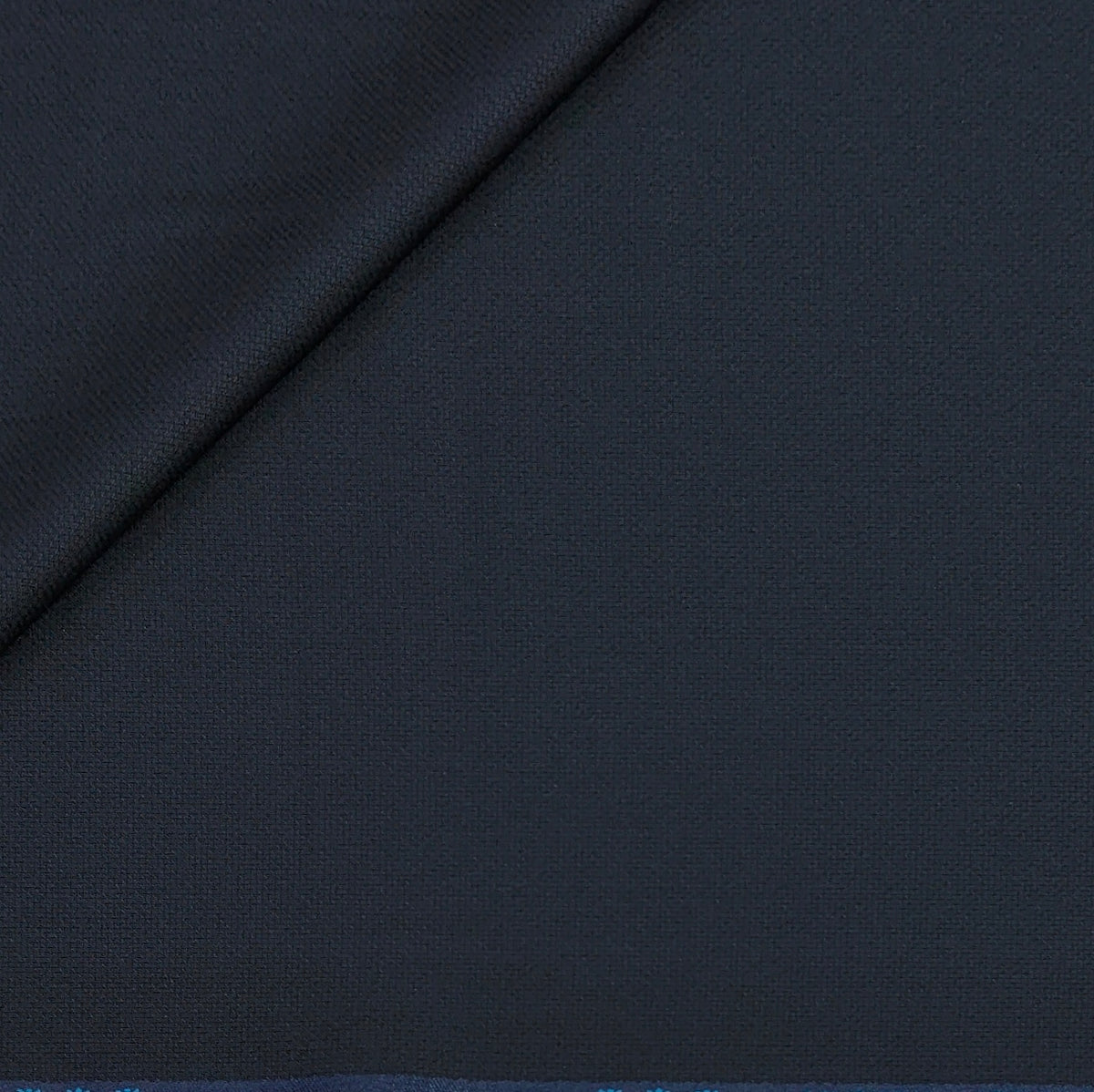 Trouser Fabric Canetti Italy Luxury Stretchable Poly Viscose Texture Colour Greyish Dark Blue