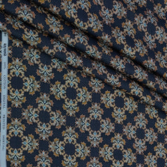 Shirt Fabric Raymond 100% Giza Cotton Digital Print Colour Brown