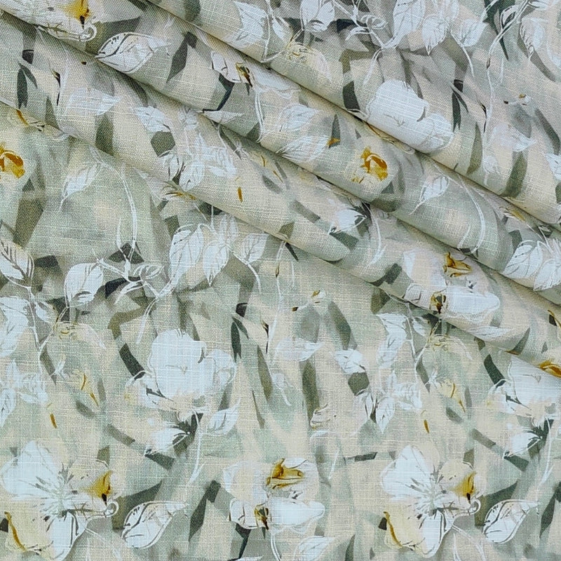 SHIRT FABRIC RAYMOND 100% GIZA COTTON PRINT COLOUR SOFT PINK view 2