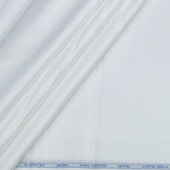 Shirt Fabric Soktas 80s Giza Cotton Plain Colour White