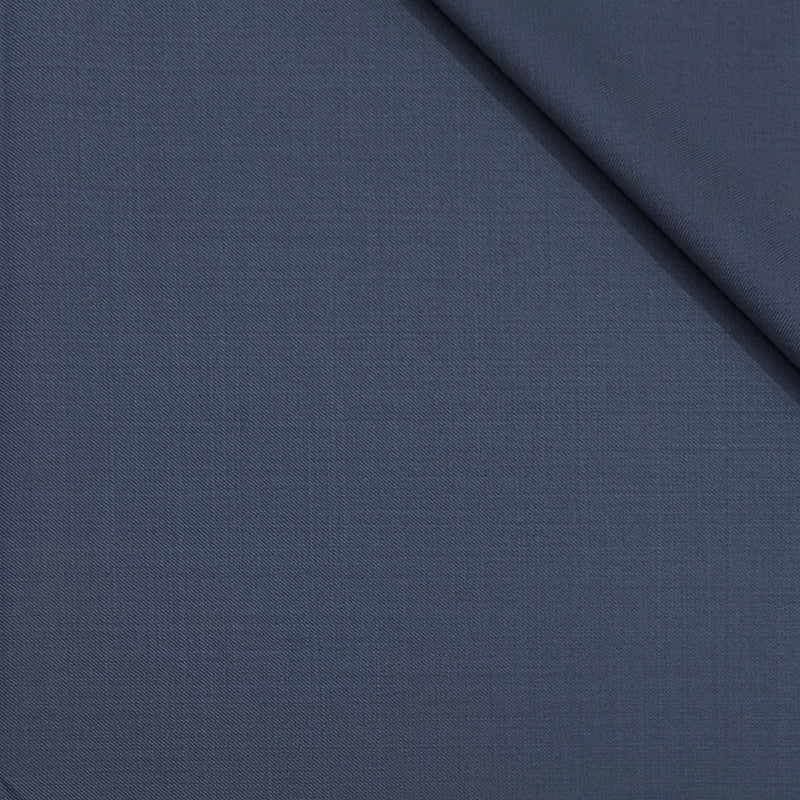 Cavalero Italy Men’s 30% Wool Super 120’s Unstitched Suiting Fabric Colour Lava Blue