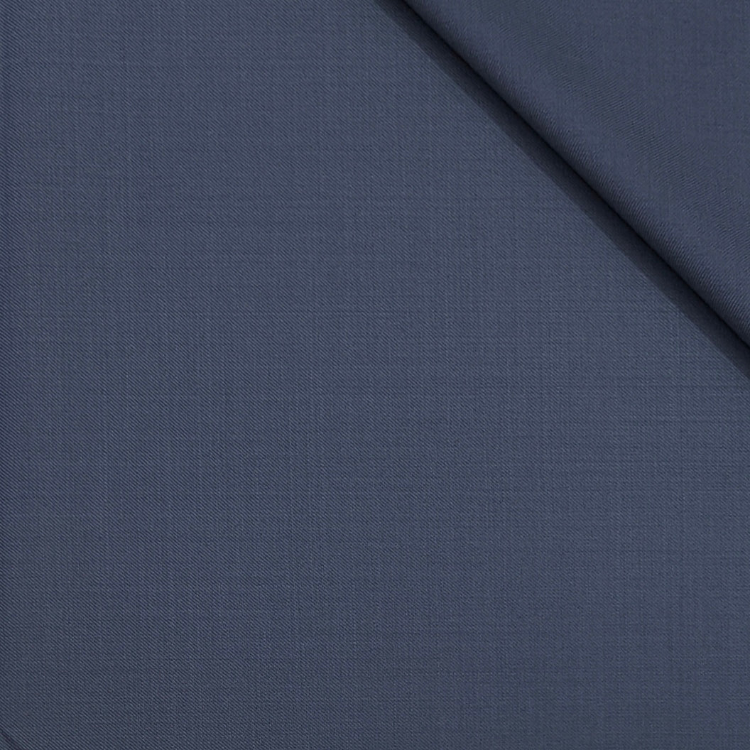 Cavalero Italy Men’s 30% Wool Super 120’s Unstitched Suiting Fabric Colour Lava Blue
