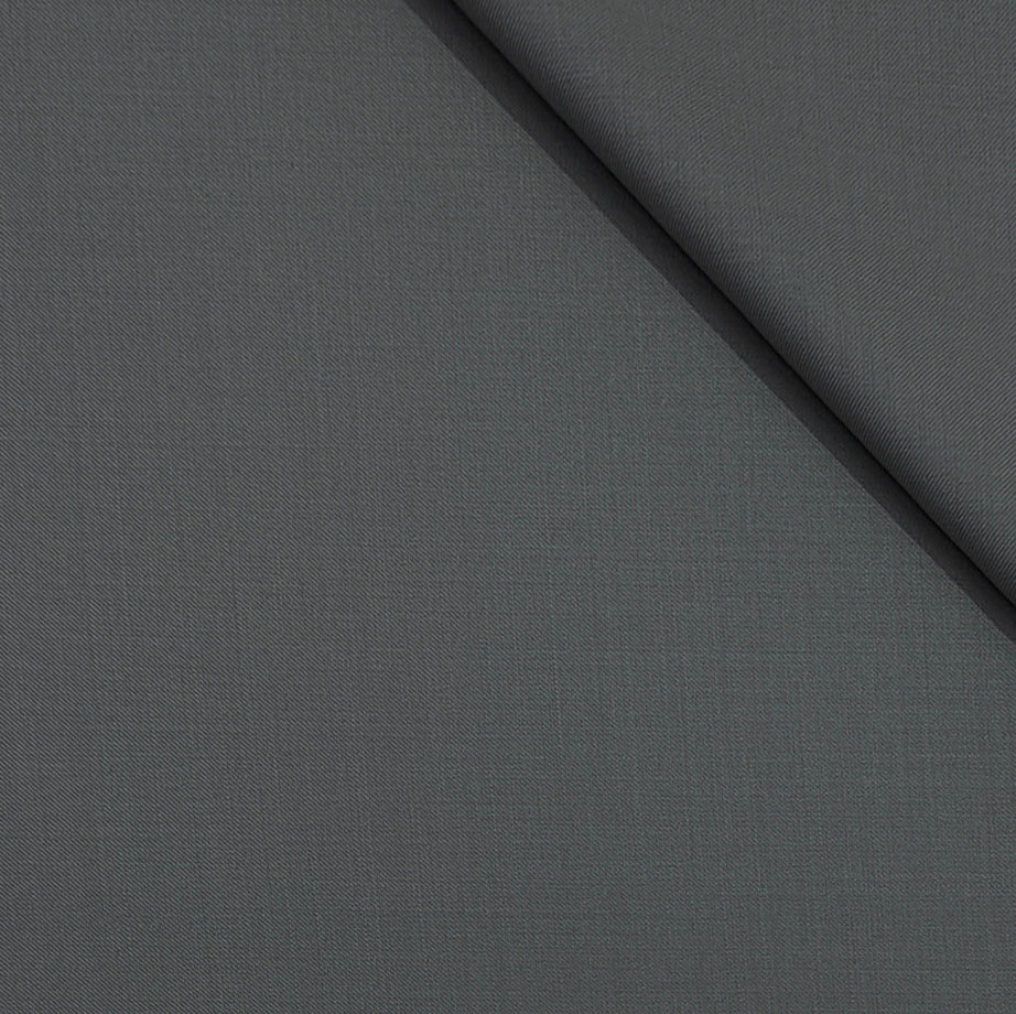 Cavalero Italy Men’s 30% Wool Super 120’s Unstitched Suiting Fabric Colour Dusty Greenish Grey