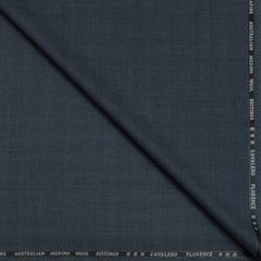 Cavalero Italy Men’s 30% Wool Super 120’s Unstitched Mix Check Suiting Fabric Colour Arsenic Grey
