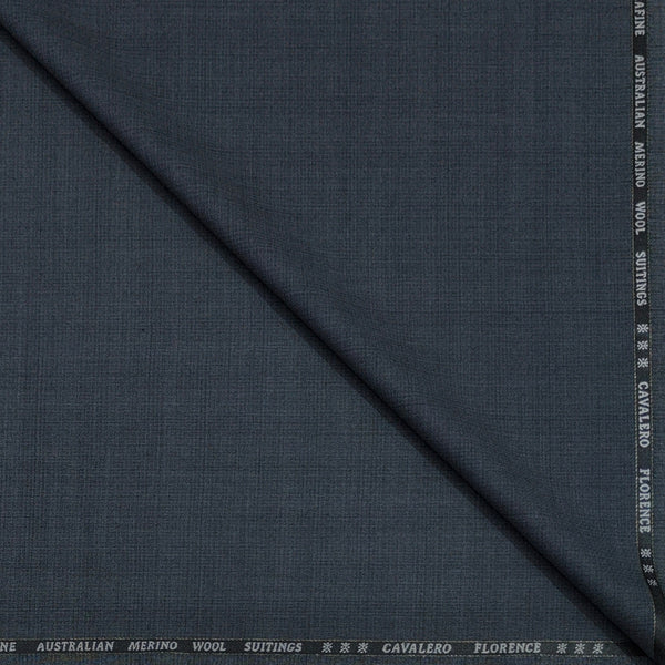Cavalero Italy Men’s 30% Wool Super 120’s Unstitched Mix Check Suiting Fabric Colour Arsenic Grey