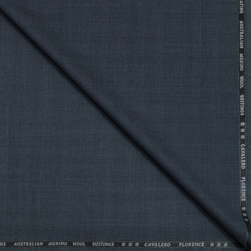 Cavalero Italy Men’s 30% Wool Super 120’s Unstitched Mix Check Suiting Fabric Colour Arsenic Grey
