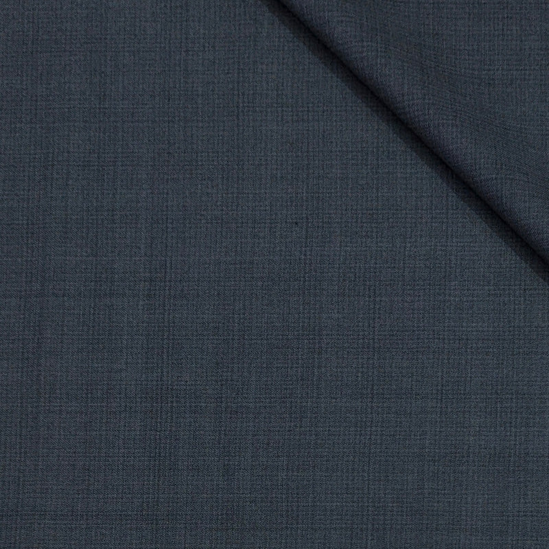 Cavalero Italy Men’s 30% Wool Super 120’s Unstitched Mix Check Suiting Fabric Colour Arsenic Grey