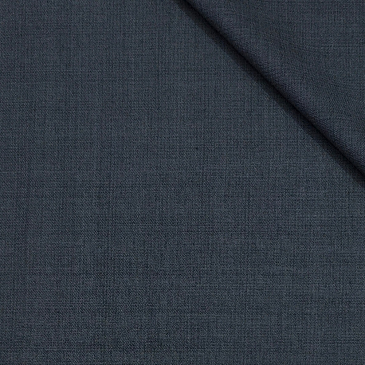 Cavalero Italy Men’s 30% Wool Super 120’s Unstitched Mix Check Suiting Fabric Colour Arsenic Grey