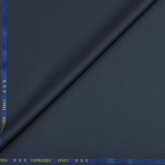 Cavalero Italy Men’s 30% Wool Super 120’s Unstitched Suiting Fabric Colour Greyish Blue