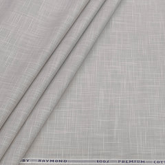 Shirt Fabric Raymond 100% Cotton Slub Colour Fade Brown