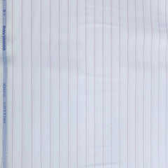 Shirt Fabric Raymond 100% Giza Cotton Premium Jacquard With Lining Colour Pink N White