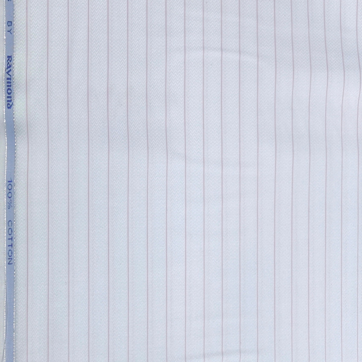 Shirt Fabric Raymond 100% Giza Cotton Premium Jacquard With Lining Colour Pink N White
