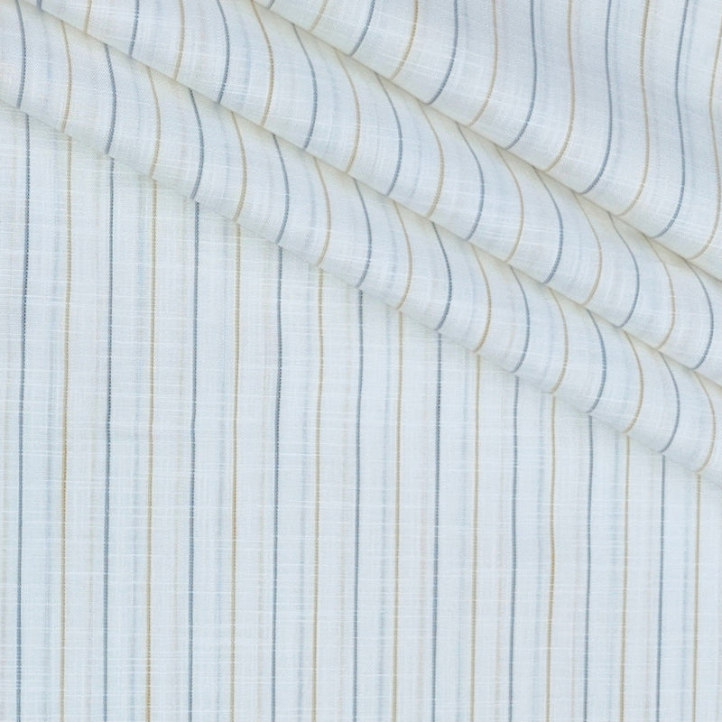 Shirt Fabric Raymond 100% Cotton Lining With Slub Colour Brown N White