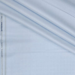 Shirt Fabric Raymond 100% Giza Cotton Print Colour Baby Blue