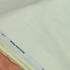 Shirt Fabric Raymond 100% Giza Cotton Premium Jacquard Colour Fade Lemon Green