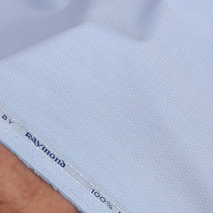 Shirt Fabric Raymond 100% Giza Cotton Premium Jacquard Colour Light Blue