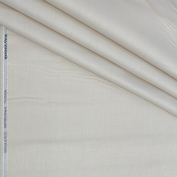 Shirt Fabric Raymond 100% Giza Cotton Premium Jacquard Colour Light Brown