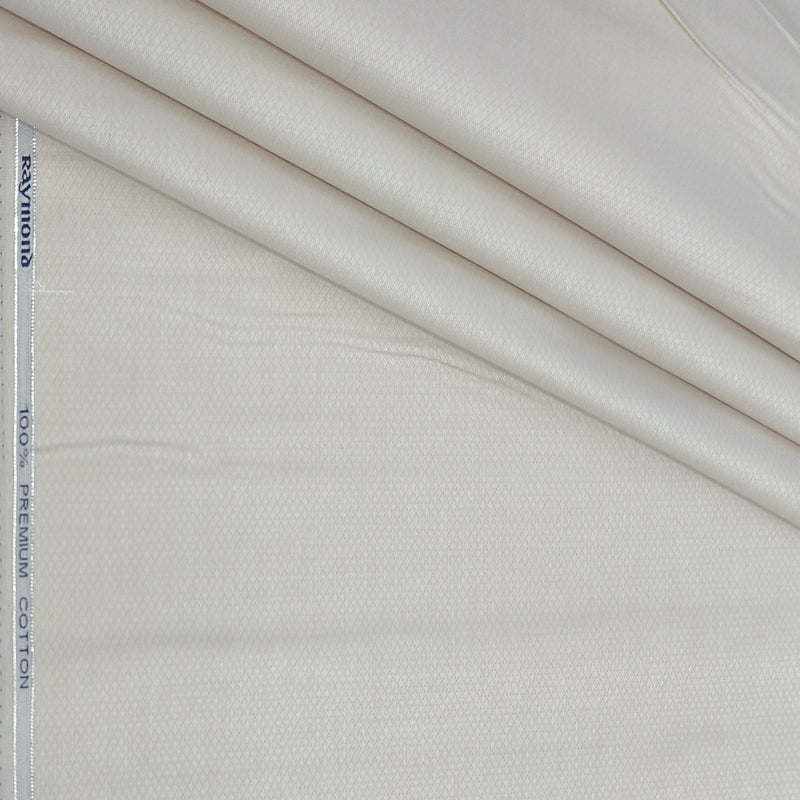 Shirt Fabric Raymond 100% Giza Cotton Premium Jacquard Colour Light Brown